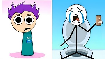 SQUID GAME (Sprunki, Incredibox) vs THIEF PUZZLE - Satisfying ASMR Gameplay All Levels