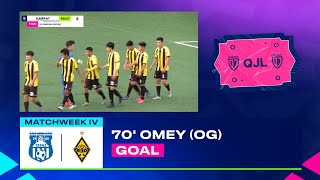 Freedom QJ League 2024. Matchweek IV. Taraz 0-3 Kairat. Adilet Omey (OG)