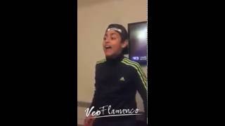 Video thumbnail of "Dowson cantando con su padre Vicente de Montpellier por fandagos | VEOFLAMENCO"