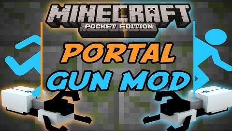 PORTAL GUN! Minecraft PE: Mod ShowCase [0.8.1]