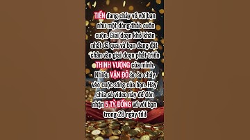 Dòng chảy TIỀN BẠC đang tuôn mạnh về phía bạn #shorts