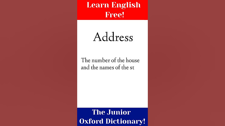 Address | Word meaning in English | Vocabulary words | simple words | @englishwithshahzad