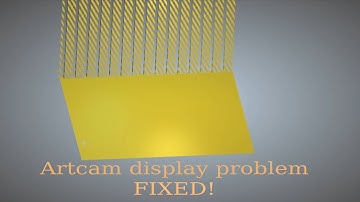 Fixing Artcam video card bug