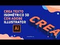 Crea Texto Isométrico 3D en Illustrator