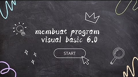 TUGAS BAHASA PEMROGRAMAN 1 | MEMBUAT PROGRAM APLIKASI KASIR DI VISUAL BASIC (VB) 6
