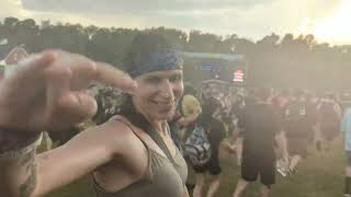 getting rained out at Blue ridge Rock Fest 2023 day 1 Mass exit!!! #metal #brrf2023