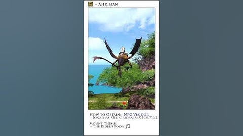 FFXIV Mounts: Ahriman