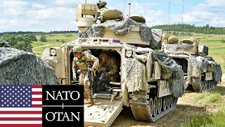 กองทัพสหรัฐฯ, NATO. ทหารและรถหุ้มเกราะ การฝึกทหารในประเทศเยอรมนี