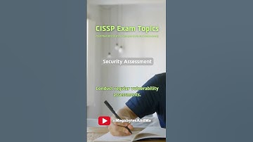CISSP Exam Topics - Security Assessment - #CyberSecurity Training