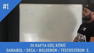 Danabol, Deca, Boldenon, Testosteron Enantathe Kürü Ve Cycle Ve PCT' si (Güç Hacim Kürü)