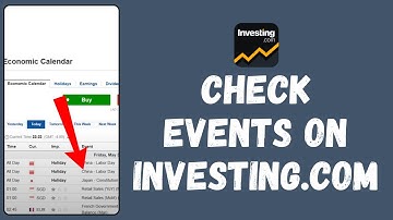 How to Check Events on Investing.Com (2024) | Verify Events on Investing.Com
