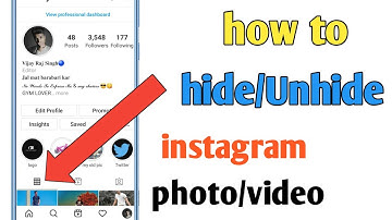 How To Hide/Unhide Instagram Photos|Instagram Photos Hide/Unhide Kaise Kare| Hindi