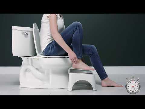 How the Squatty Potty Works in 20 Seconds!