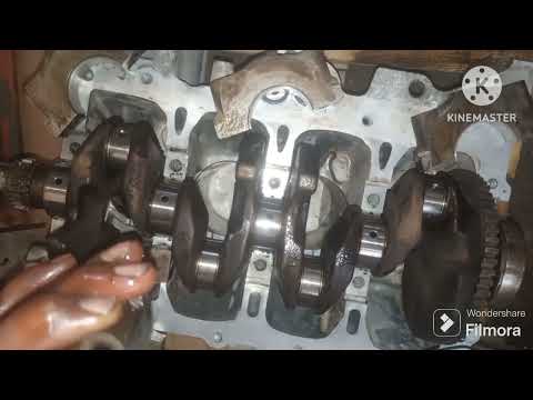 How to install a crankshaft.(KiA.Hyundai .accent)