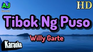 TIBOK NG PUSO - WIlly Garte | KARAOKE HD