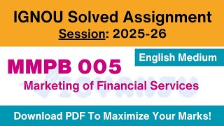 MMPB 005 Solved Assignment 2025-26 English Medium