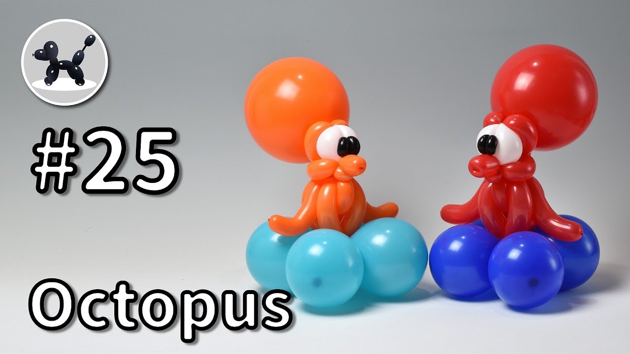Octopus - Balloon Animals for Beginners #22 - YouTube