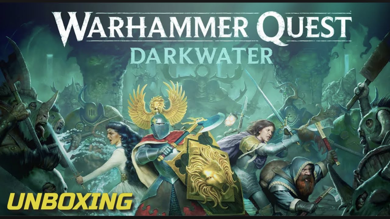 Квестеры, готовьтесь! Warhammer Quest Darkwater уже здесь! Распаковка