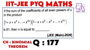 If the sum of coefficients of all even powers of x in product (1+x+x^2+…+x^2 n)(1-x+x^2-x^3+…+x^2 n