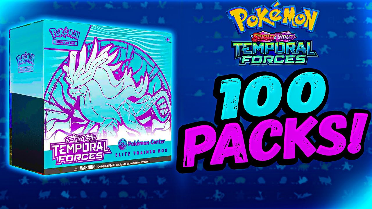 100x Temporal Forces Codes For Pokémon TCG LIVE (PTCGL) - Digital Booster Pack Codes, Fast Delivery