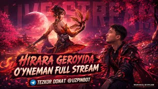 HIRARA GEROYIDA O'YNEMAN FULL STREAM|MLBB LIVE STREAM #murodalievmlbb #mlbb #mobilelegends