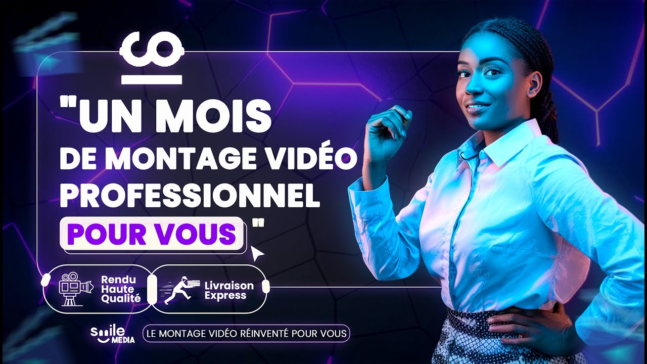 être votre monteur vidéo pendant 1 mois, avec des créations percutantes et professionnelles