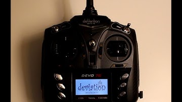 Flasher la radiocommande Walkera Devo 7E avec Deviation TX