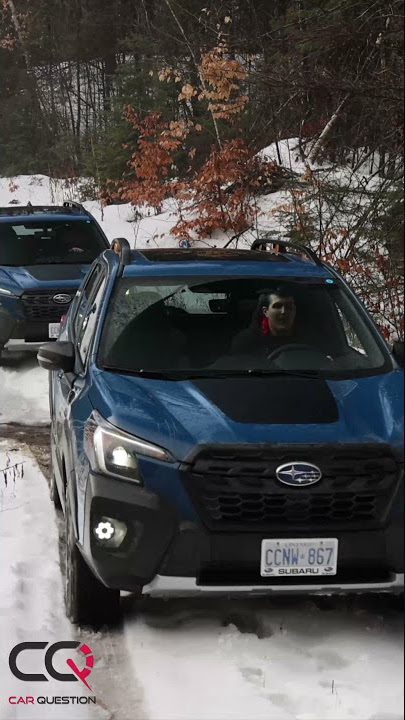 Testing out the Subaru Forester Wilderness Skid plates: Boom! #shorts
