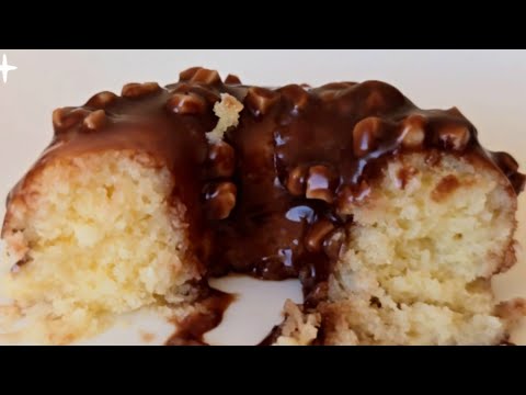 ⭐️ EL POSTRE MÁS RICO Y FÁCIL, EN 1 MINUTO❗️, [SIN HORNO] y SIN HARINA💖