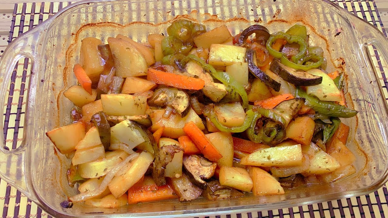 የፆም አትክልት በ ኦቭን/easy oven roasted vegetables/ YouTube