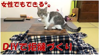【猫と暮らす】とっても簡単！DIYでコタツづくり by チクchannel 4,306 views 2 years ago 2 minutes, 53 seconds