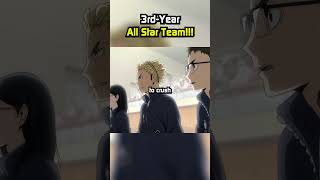 3rd Year All-Star Team Haikyuu!! #shorts #haikyuu