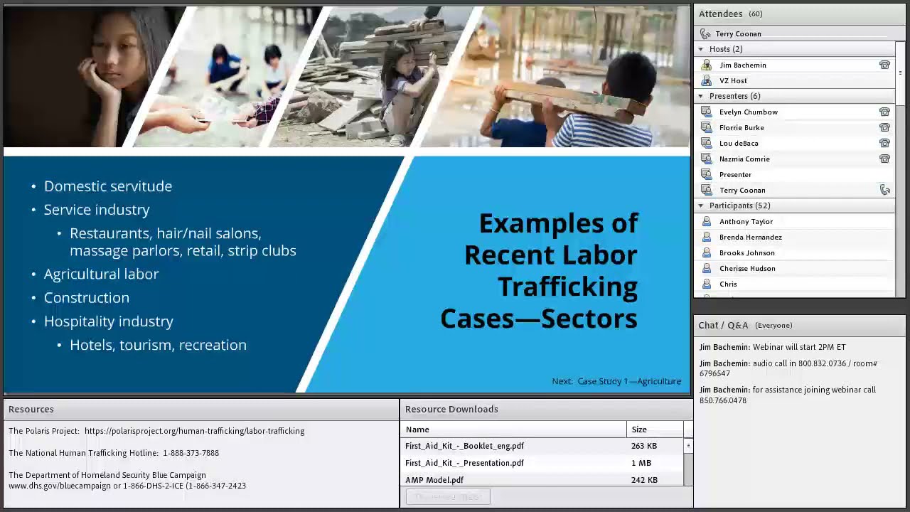 Labor Trafficking Case Study: Using Multidisciplinary Victim Centered Techniques