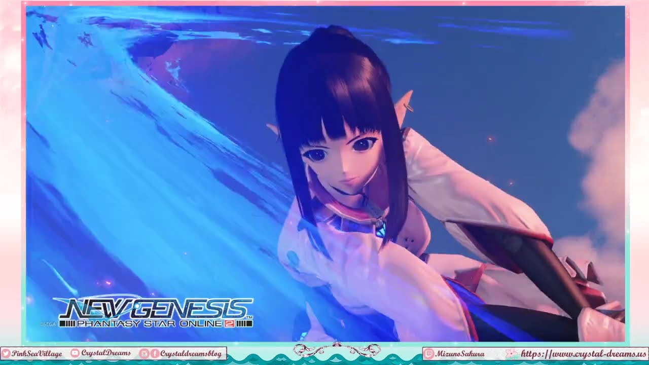 Phantasy Star Online 2 NGS Character Creator -  Playing with the Opening/Benchmark test!