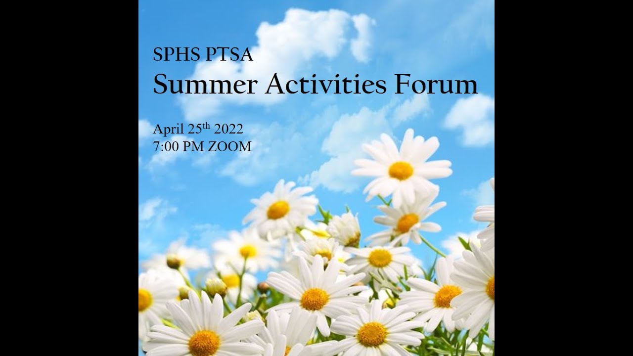 SPHS Summer Activities Guide 2022