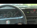 Alfa Romeo 75 1.6 I.E. Cold Start