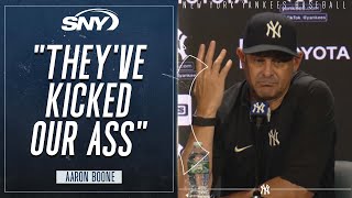 Aaron Boone discusses Yankees eight-game losing streak | Yankees Post Game Sound | SNY