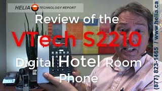 VTech CMS S2210 Digital Hotel Phones with Cordless Handset Review