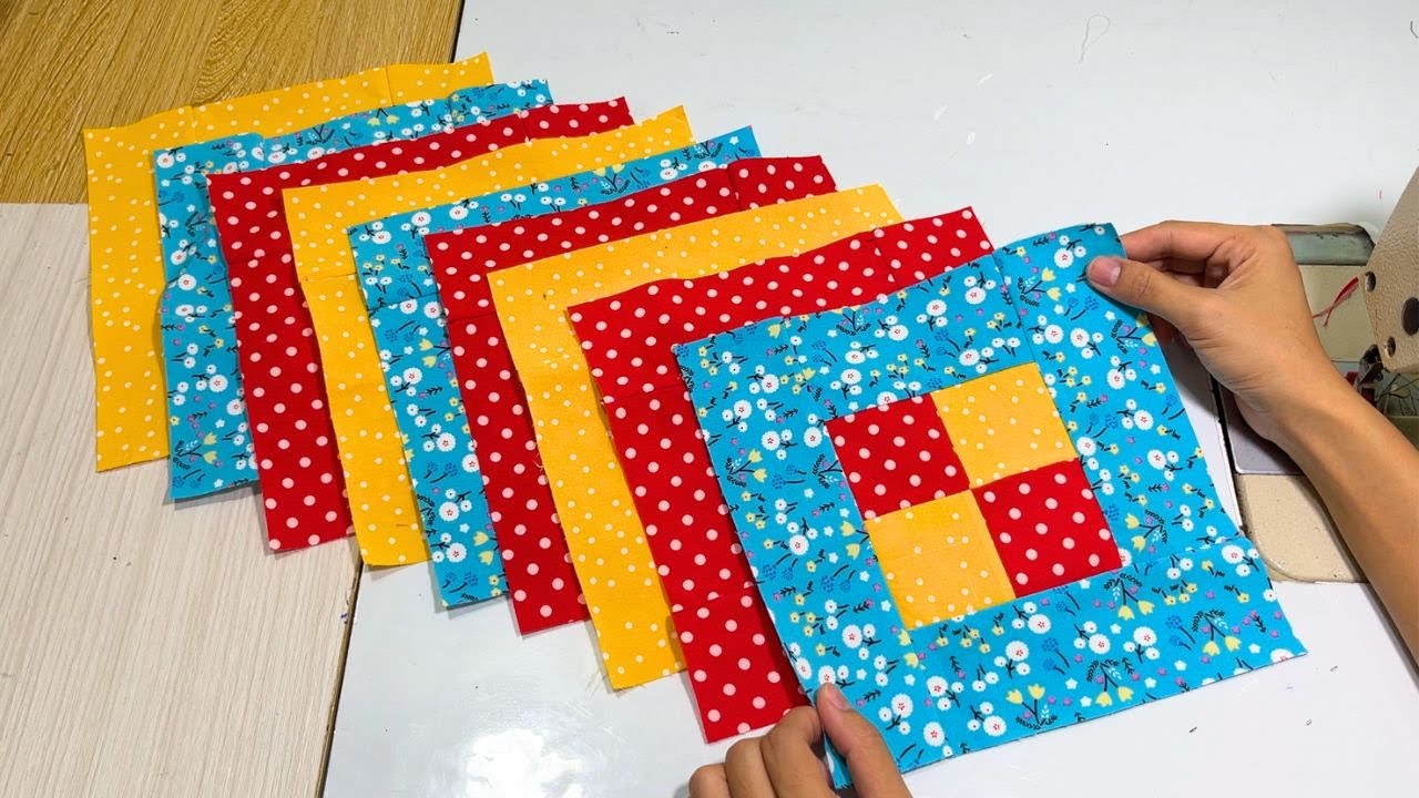 I Turned 2 1/2 inch Scraps of Fabric into Beautiful Quilt, No Math, No Stress, and Full of Fun