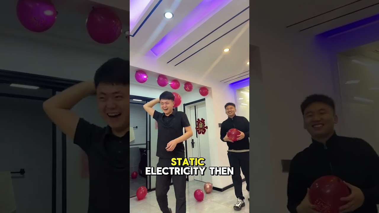 Экологичный трюк с воздушными шарами 🎈 