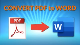 Convert PDF to Word Document