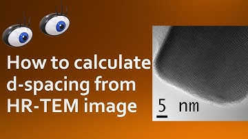 Measuring d-Spacing from HR-TEM Images