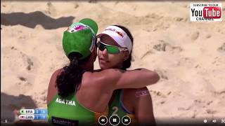 Agatha/Duda - Bansley/Wilkerson Bronze medal match Female Gstaad 2018 - Full match Highlights HD