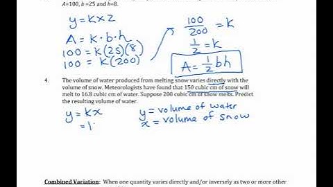 Notes 8.5 Variation Functions