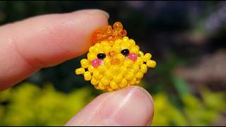 Make Beaded Keychain Amigurumi  Beads Charm