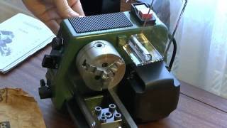 Proxxon PD 250/E (1) Распаковка и первые впечатления от станка / Review of the desktop lathe