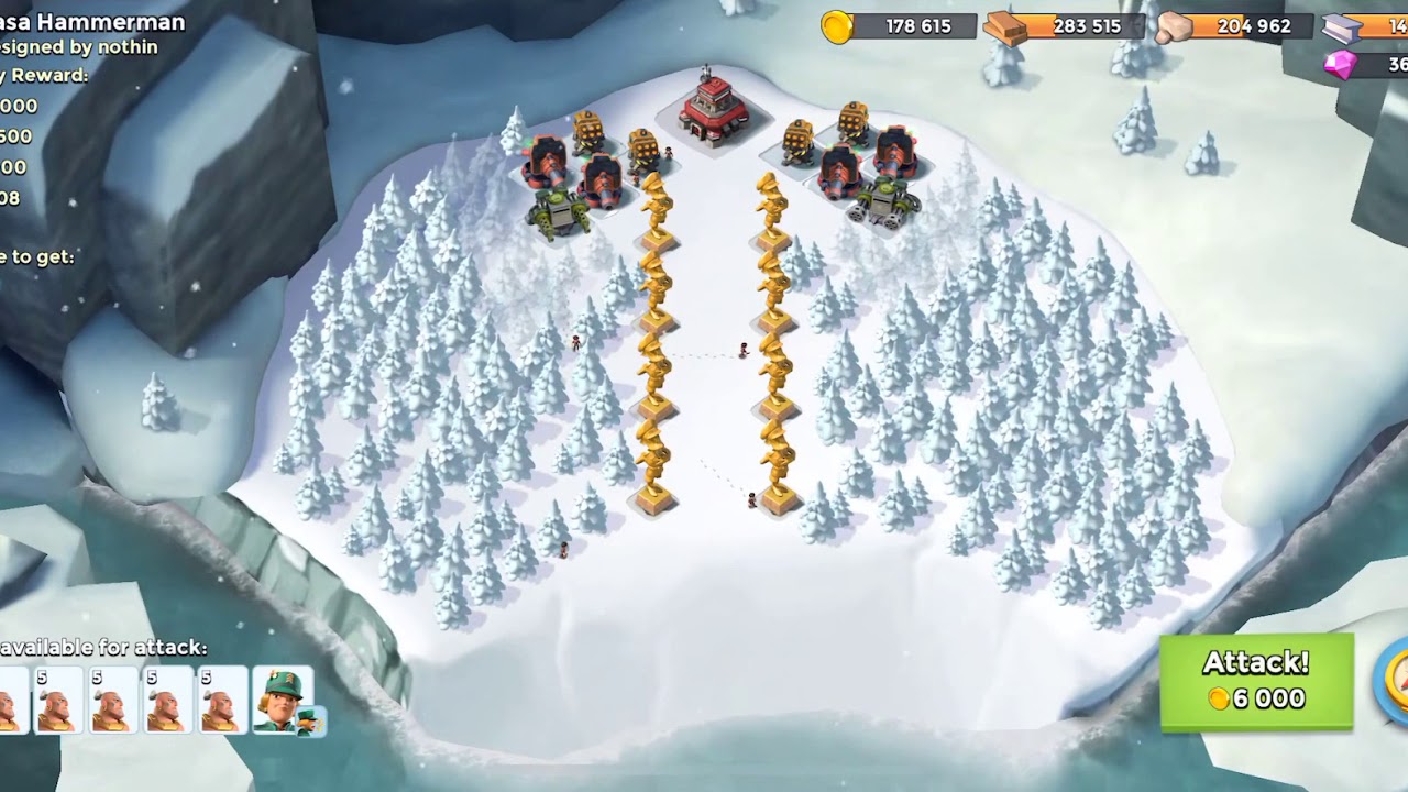 BoomBeach How to beat Casa Hammerman YouTube
