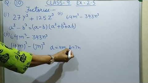 Polynomials | Factorisation | Class 9th | Ex 2.5 Q10 & 11 | NCERT | CBSE | ICSE