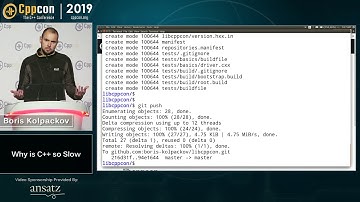 Why is C++ so Slow? - Boris Kolpackov - CppCon 2019