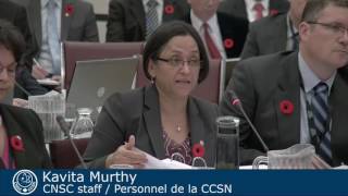 CNSC staff on Cameco’s request to renew licence for the PHCF for a 10-yr period (Nov 8, 2016)